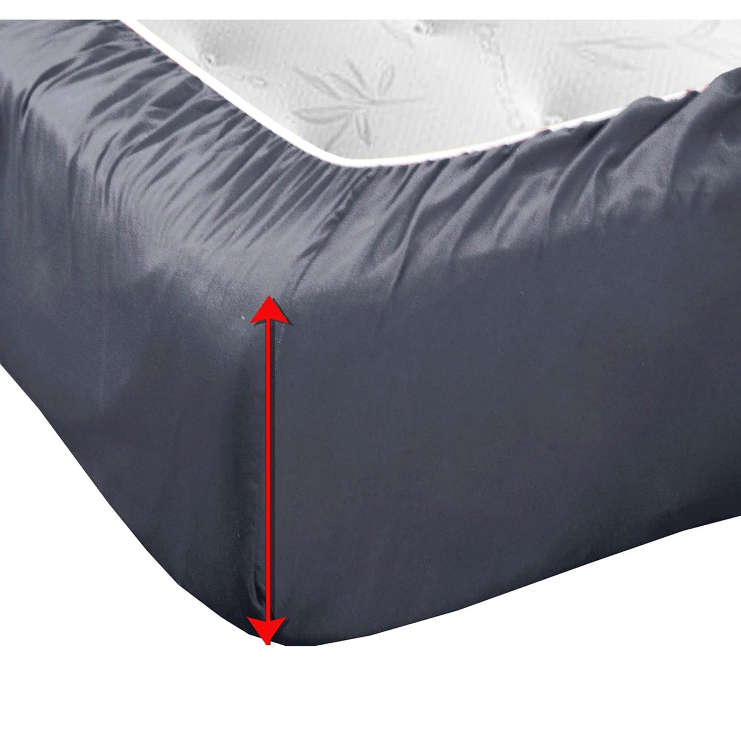 Soft and Lightweight Microfiber Magic Colour Collection Bed Sheet Set - Grey