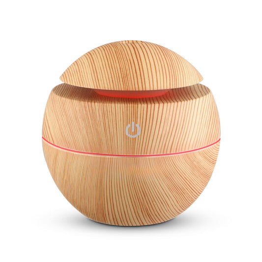 Aromatherapy Diffuser Aroma Essential Oils Air Humidifier LED Light 130ml