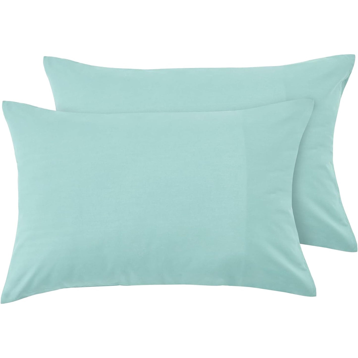 Envelope Closure Soft and Breathable 1000TC Cotton Blend Pillowcases - Mint