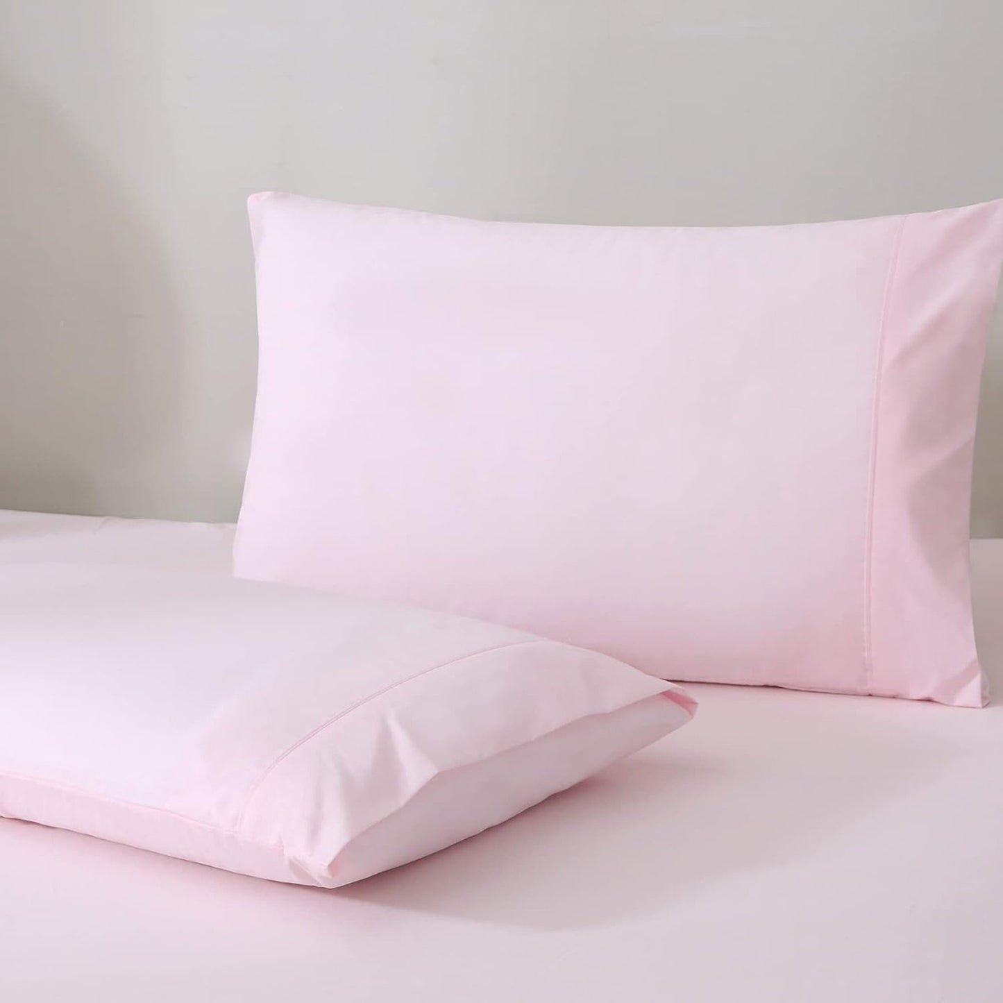 300 Thread Count Sheet Set 50% Cotton 50% Polyester Bed Sheet Set - Light Pink