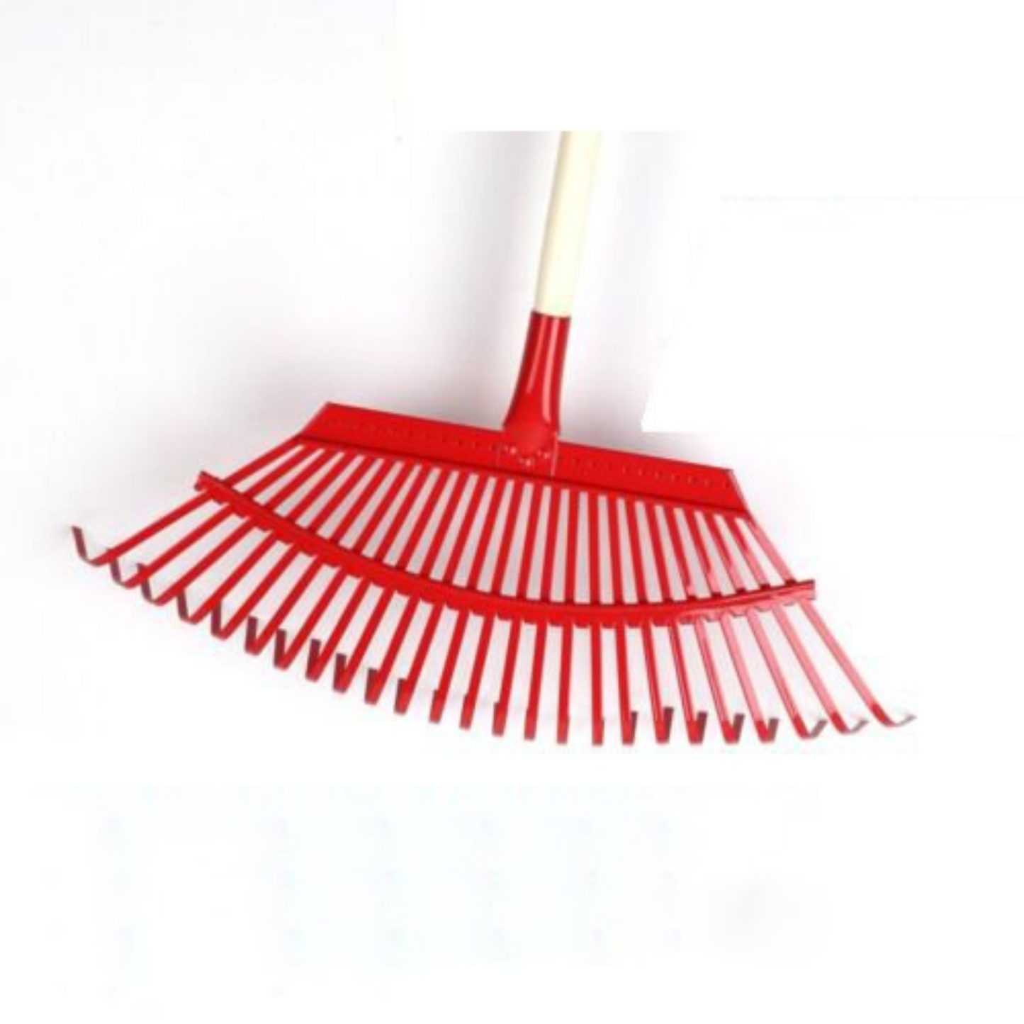 25 Teeth Metal Garden Leaf Rake Lawn Grass Rake Cleaning Tools Outdoor