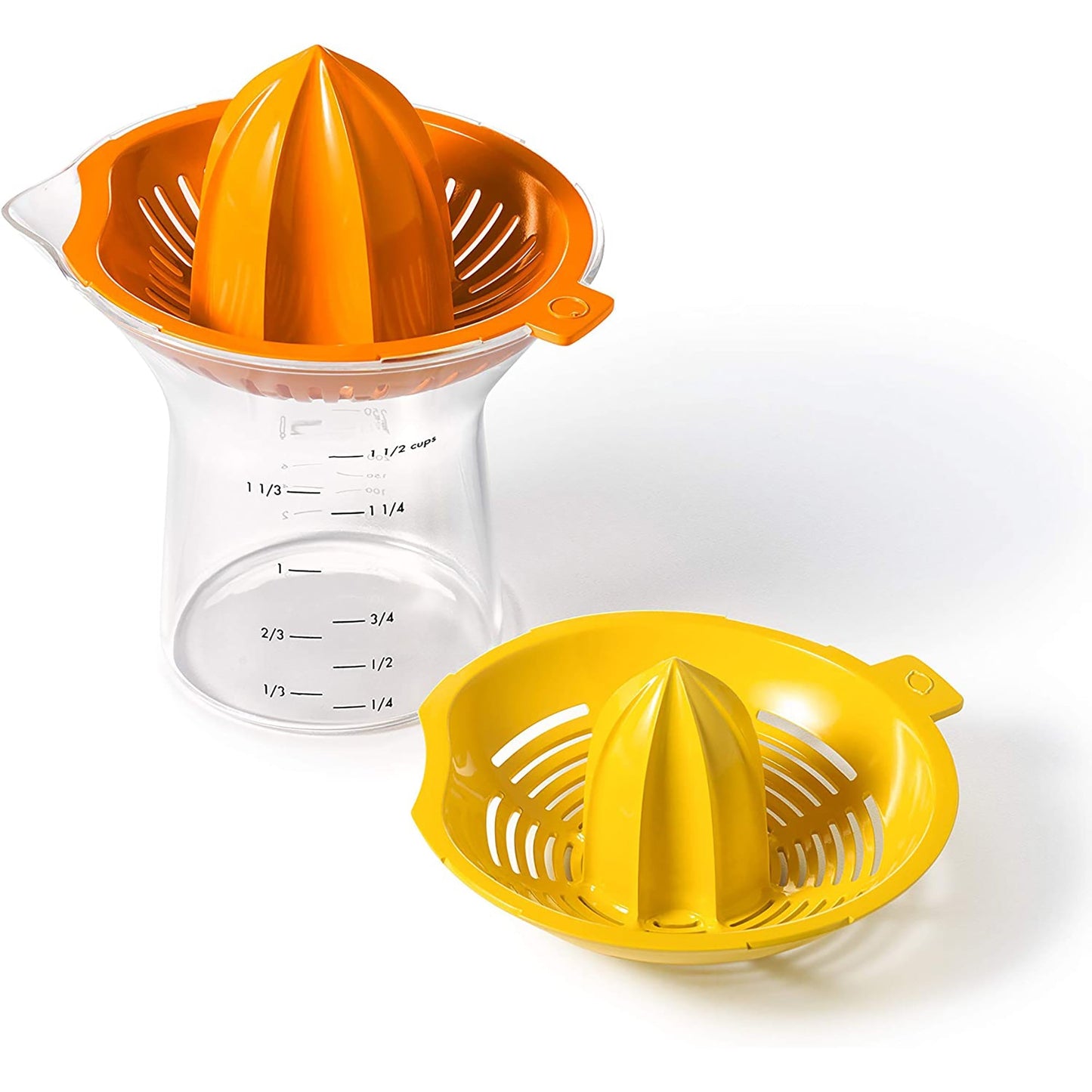 2-in-1 Citrus Juicer Lemon and Orange Squeezer 350 ml - Orange