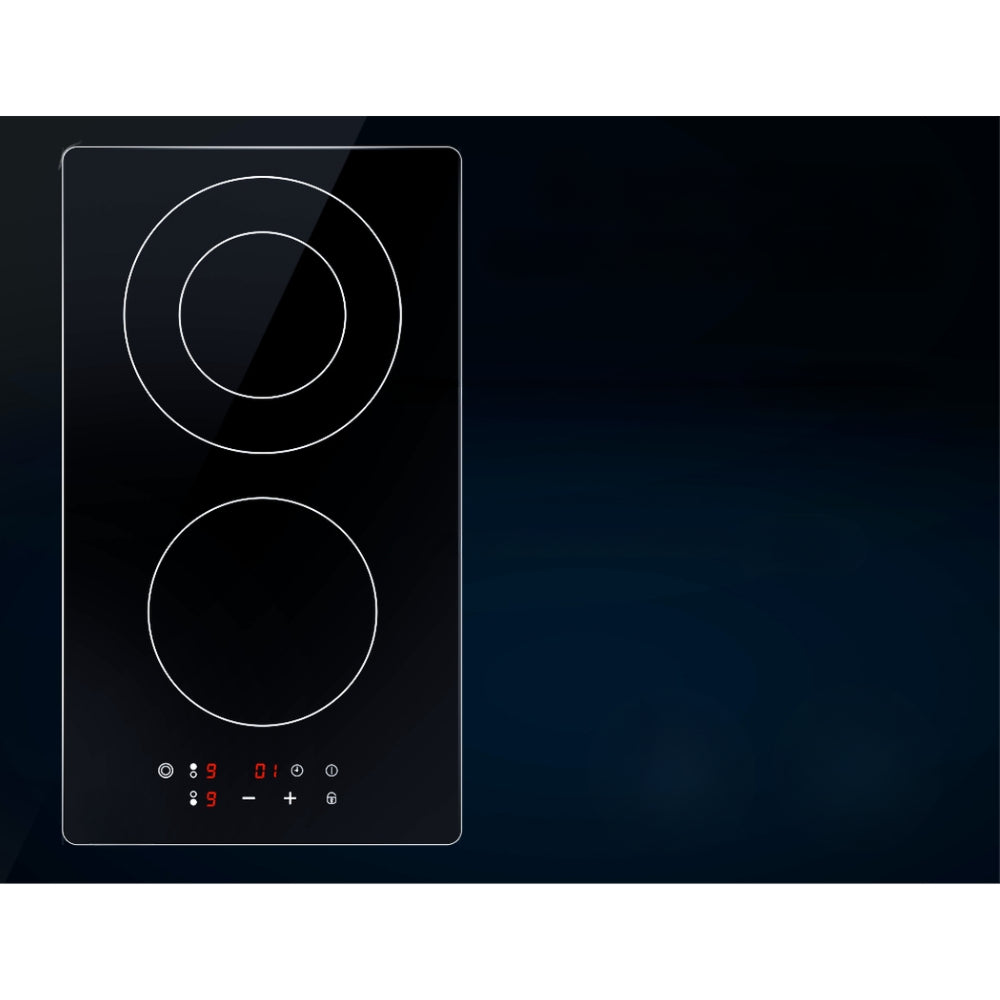 Electric Ceramic Cooktop 30cm Kitchen Cooker Cook Top Hob Touch Control 3-Zones