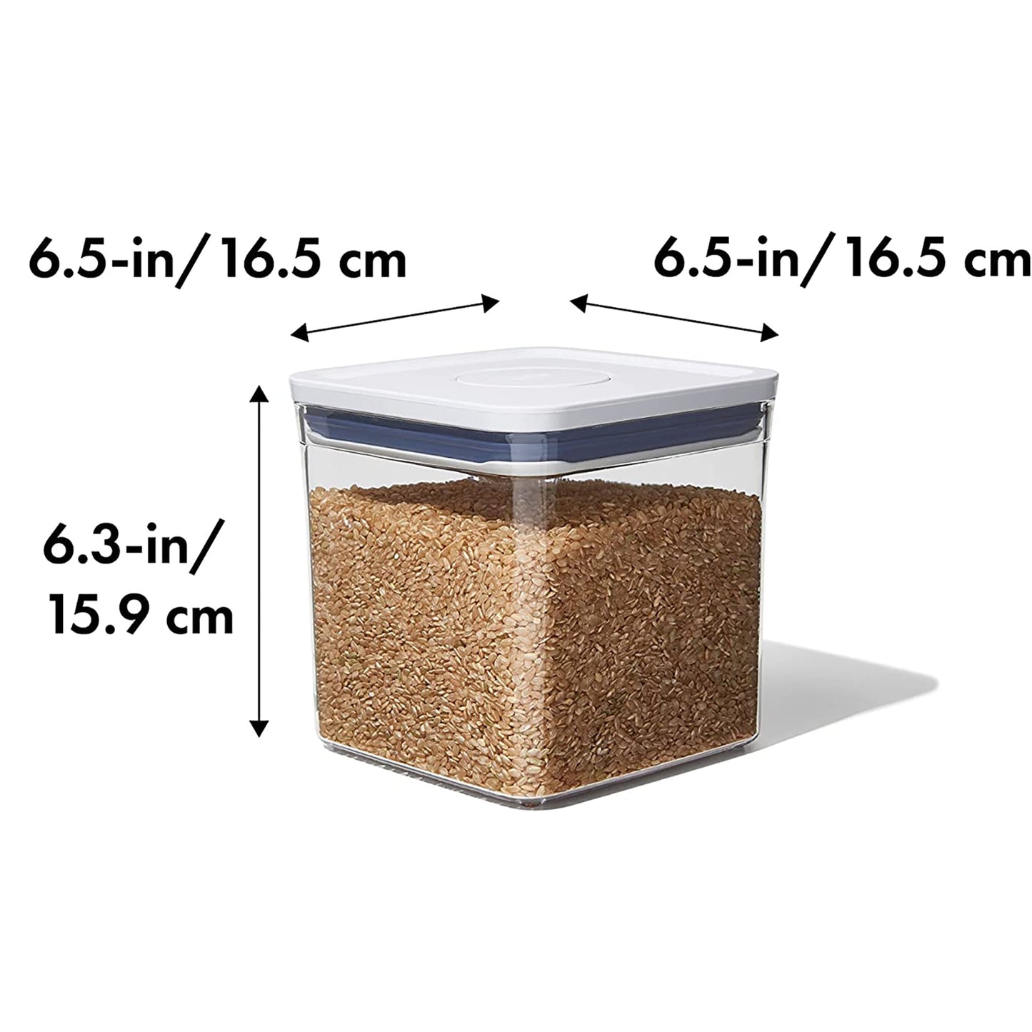 Big Square 2.6 Litre Canister Made from BPA Free Plastic