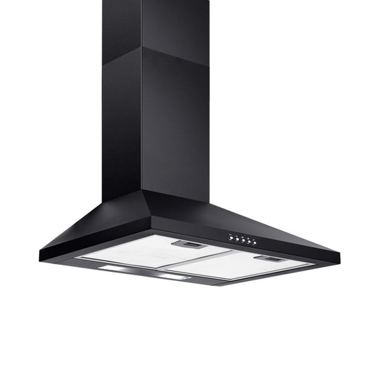 Rangehood 600mm 60cm Kitchen Canopy Black