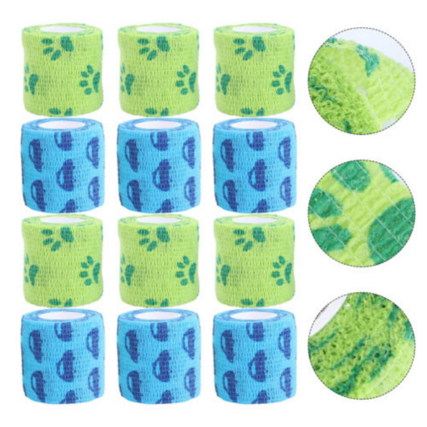 Self-Adhesive Cohesive Pet Wrap Bandages Nonwovens Vet Wrap for Animals