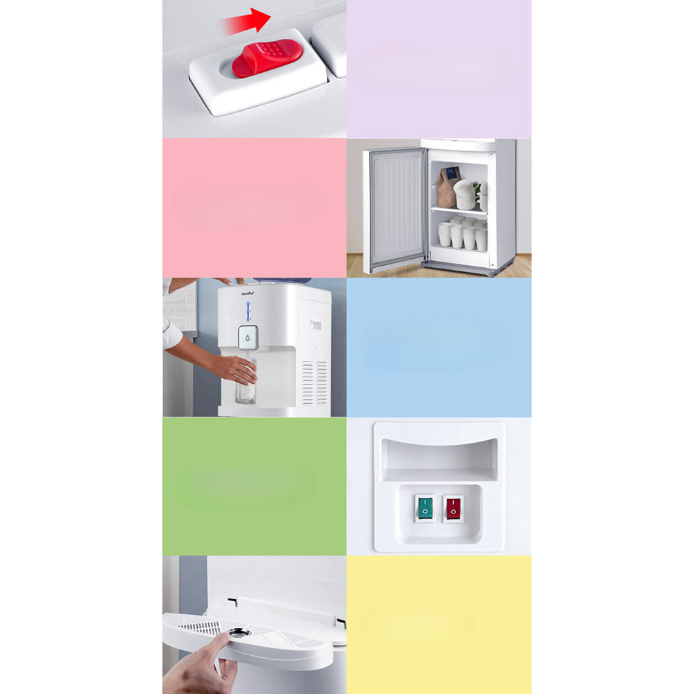 Water Cooler Dispenser Stand Chiller Cold Hot 15L Purifier Bottle Filter