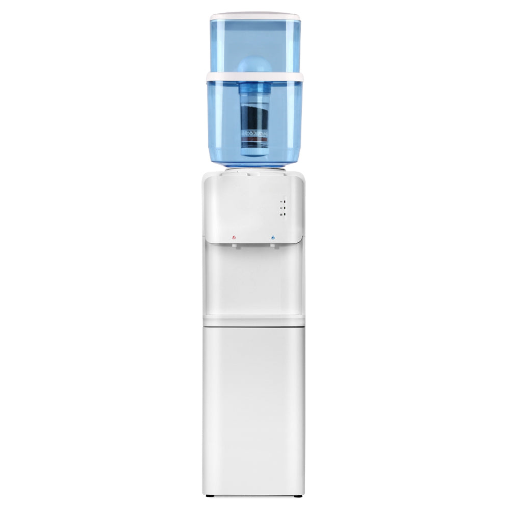 22L Water Cooler Dispenser Top Loading Hot Cold Taps Filter Purifier Bottle