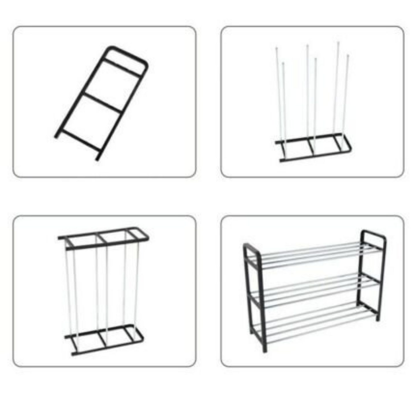 Shoe Rack Organizer 3 to 5 Tiers Layers Storage Shelf Stand