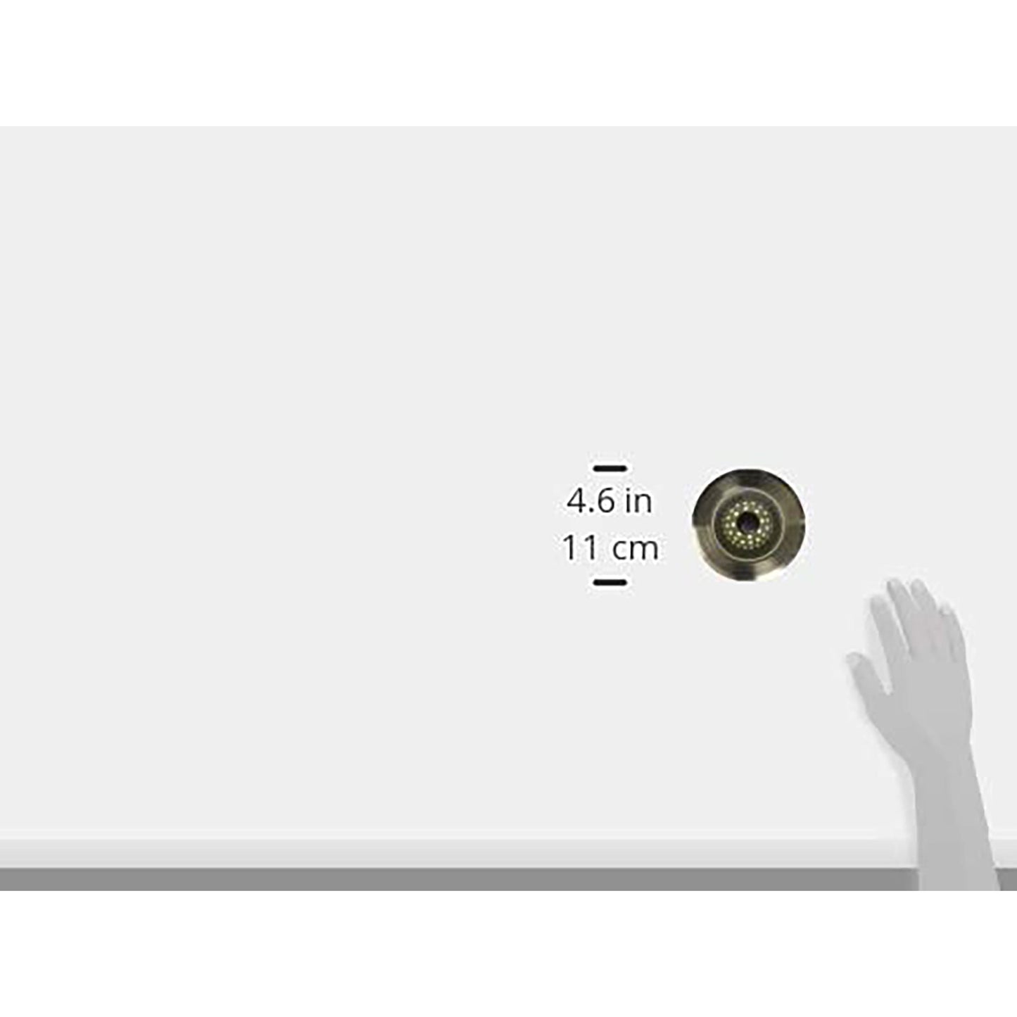 Stainless Steel and Silicone Sink Strainer - Silver