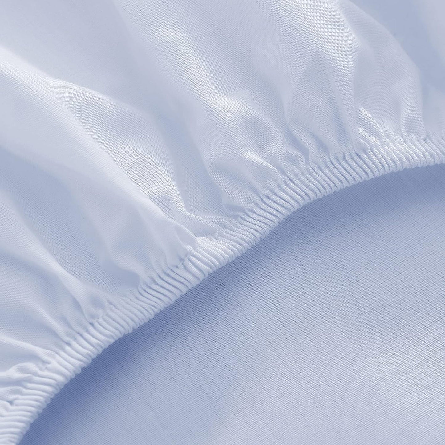 300 Thread Count Sheet Set 50% Cotton 50% Polyester Bed Sheet Set - Light Blue
