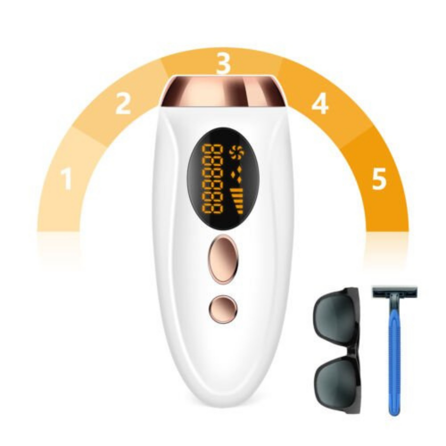 Permanent IPL Laser Hair Removal Epilator for Facial and Body