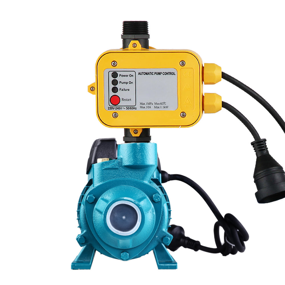 Auto Peripheral Pump Controller Clean Water Garden Irrigation Yellow - QB60