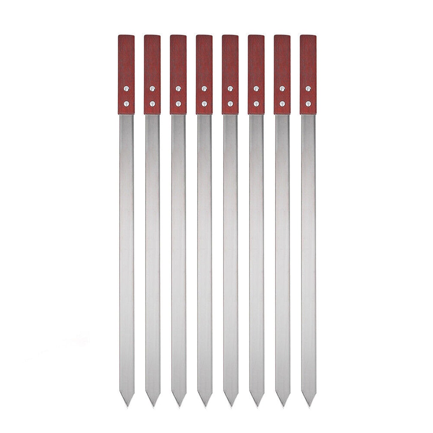 Stainless Steel Kebab Skewers for BBQ Suitable for Lamb Pork and Beef