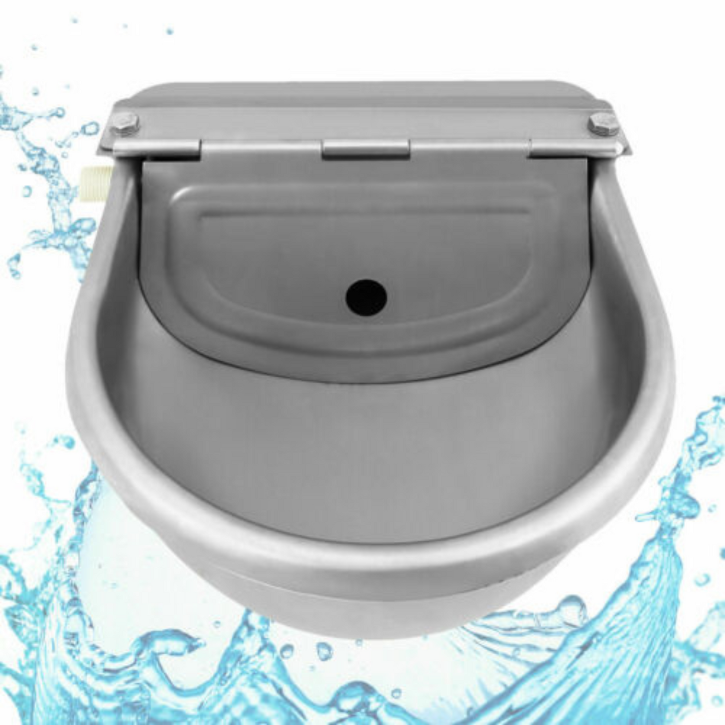 Auto Fill Stainless Steel Water Trough Drinking Bowl for Dog Horse Chicken