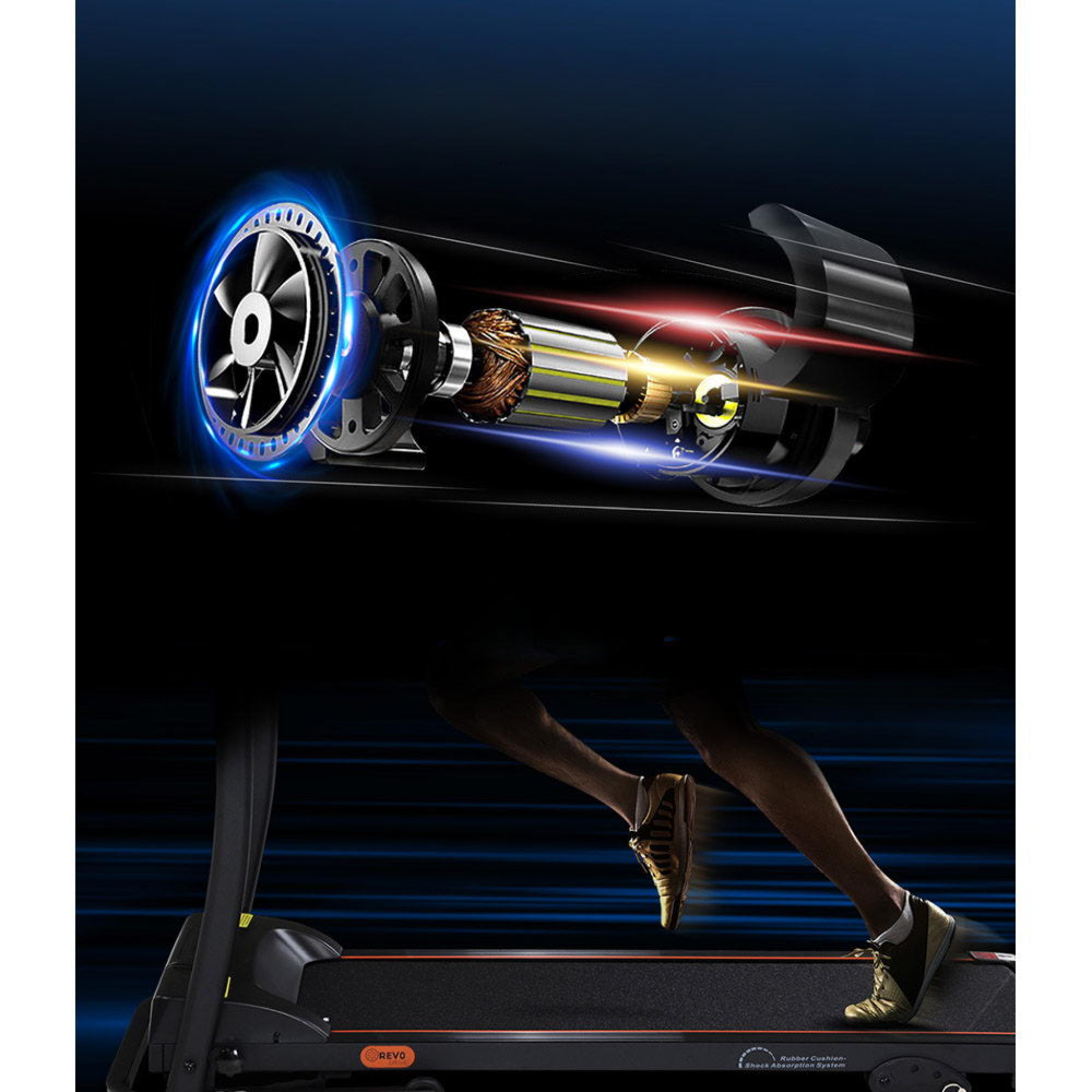Electric Treadmill Incline Home Gym Exercise Machine Fitness - 110cm x 143cm