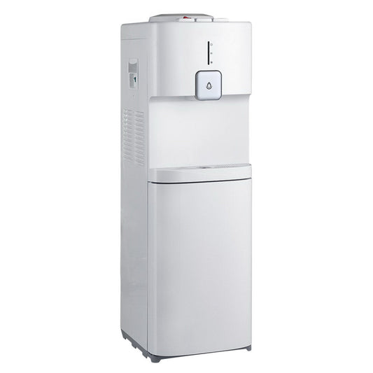 Water Dispenser Cooler Hot Cold Taps Purifier Stand 20L Cabinet White