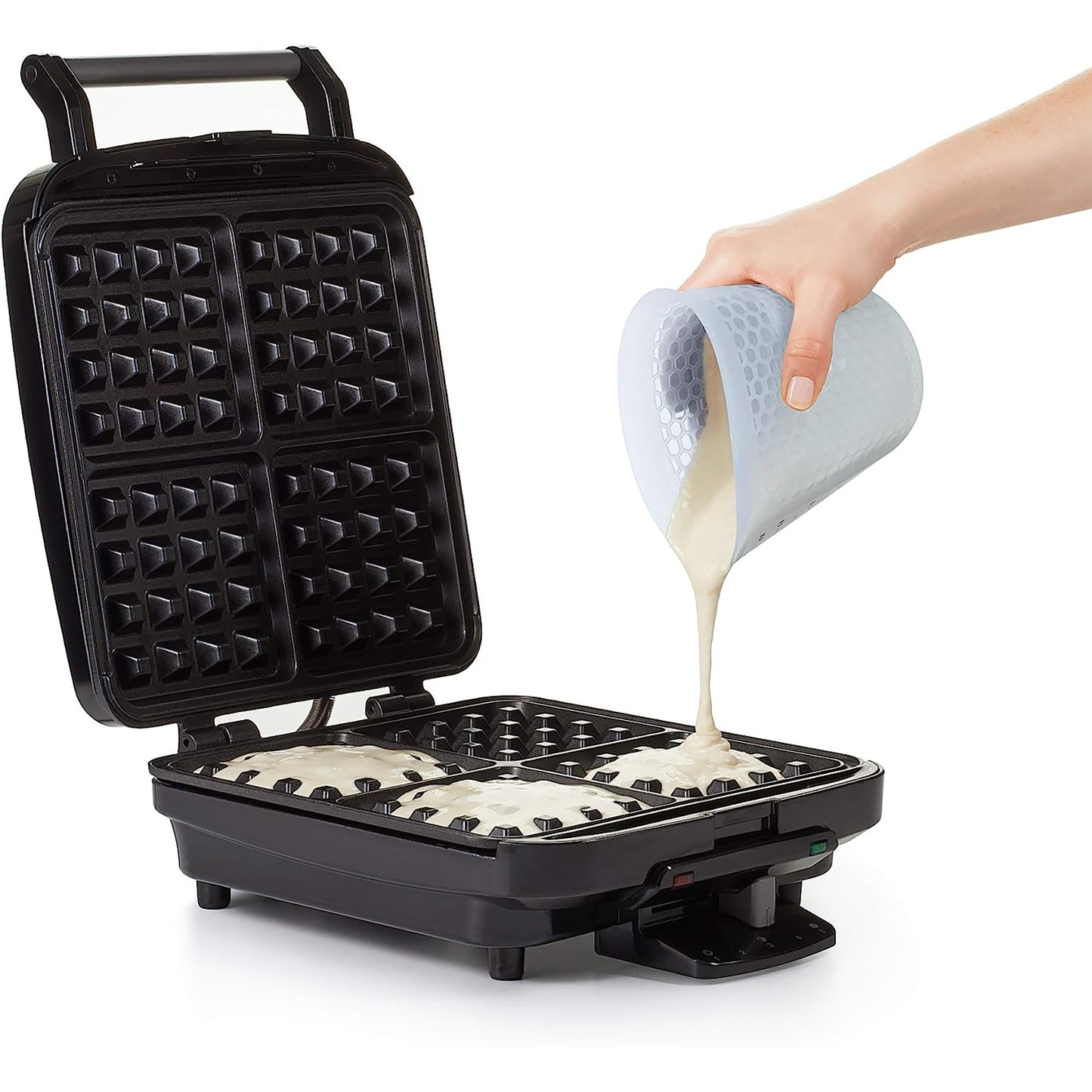 Silicone Clear Squeeze and Pour Measuring Cup 500 ML - White