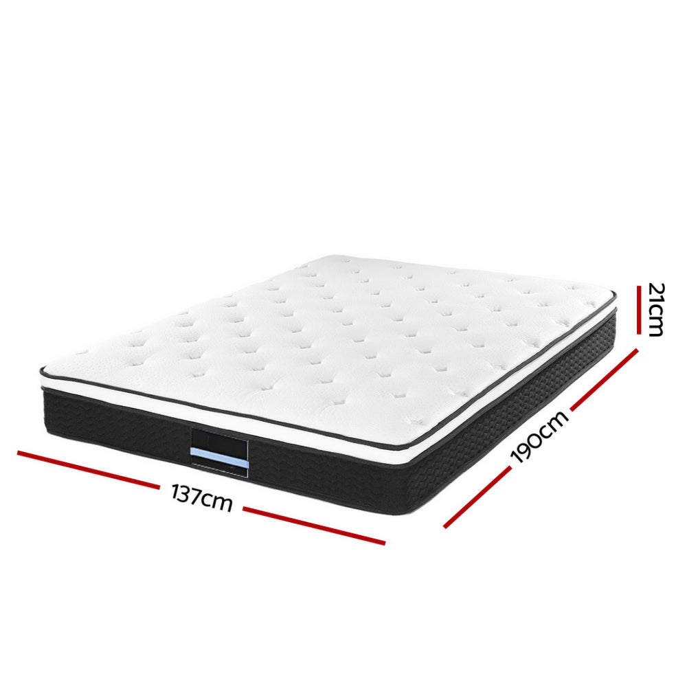 Bedding Euro Top Bonnell Spring Mattress - Single/King Single/Double/Queen/King