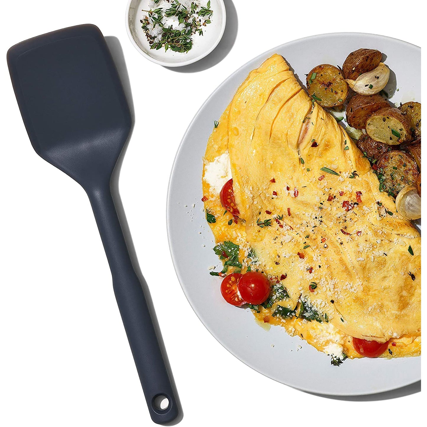 Silicone Turner Kitchen Utensil - Black