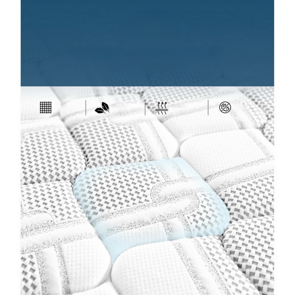Bedding Euro Top Cool Gel Pocket Spring Mattress -  Single/King Single/Double/Queen/King