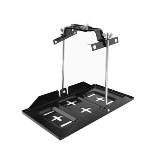Universal Car Battery Tray Adjustable Hold Down Clamp Bracket 135 to 190mm