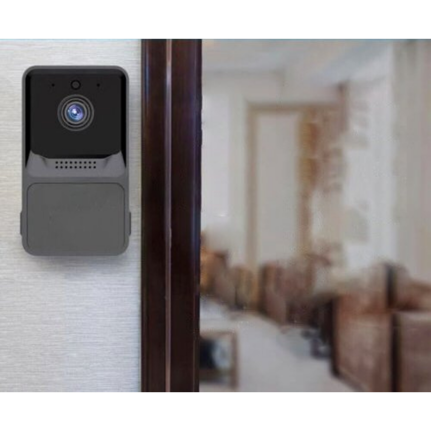 WiFi Smart Video Doorbell Wireless Door Bell with Intercom Ring Security Phone Camera