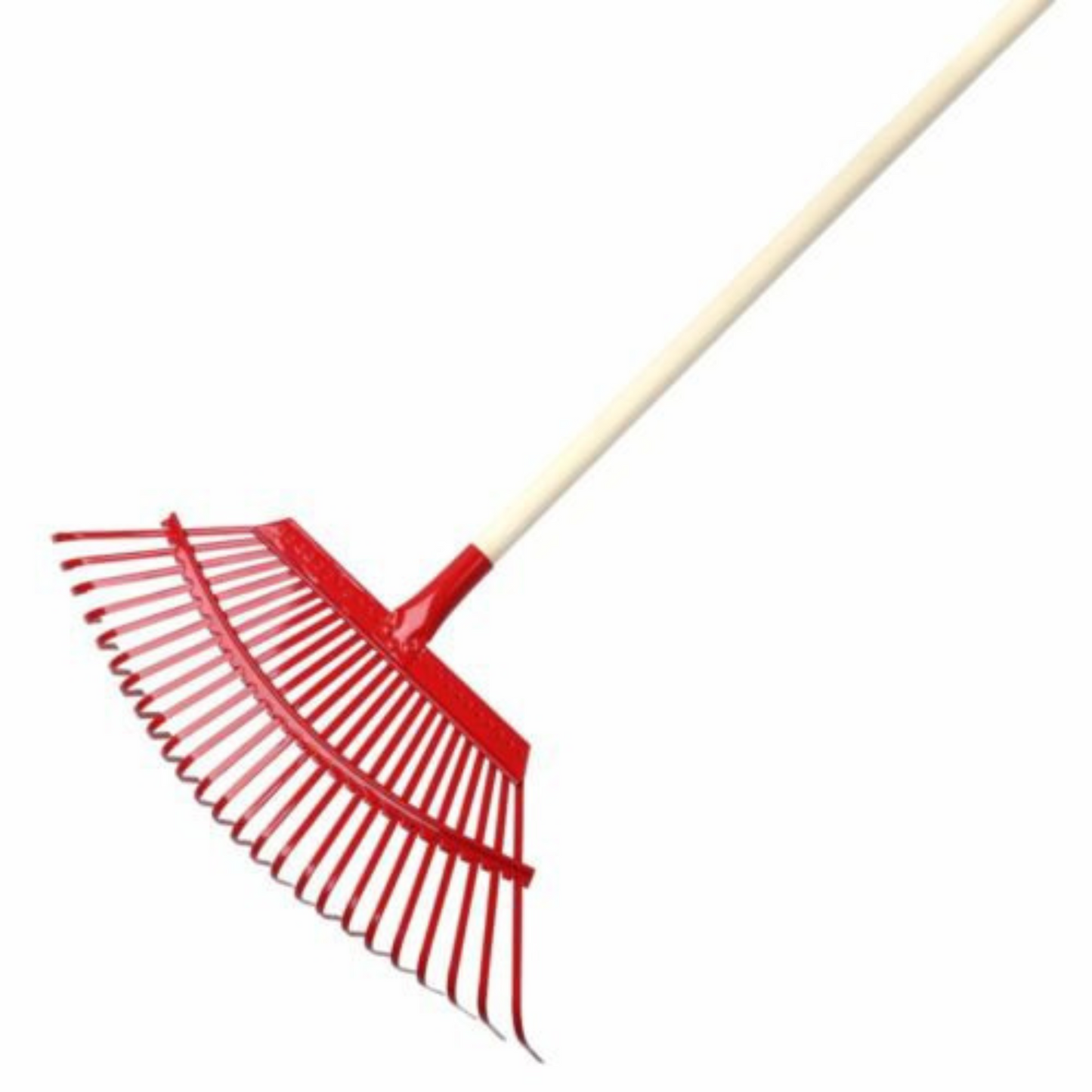 25 Teeth Metal Garden Leaf Rake Lawn Grass Rake Cleaning Tools Outdoor
