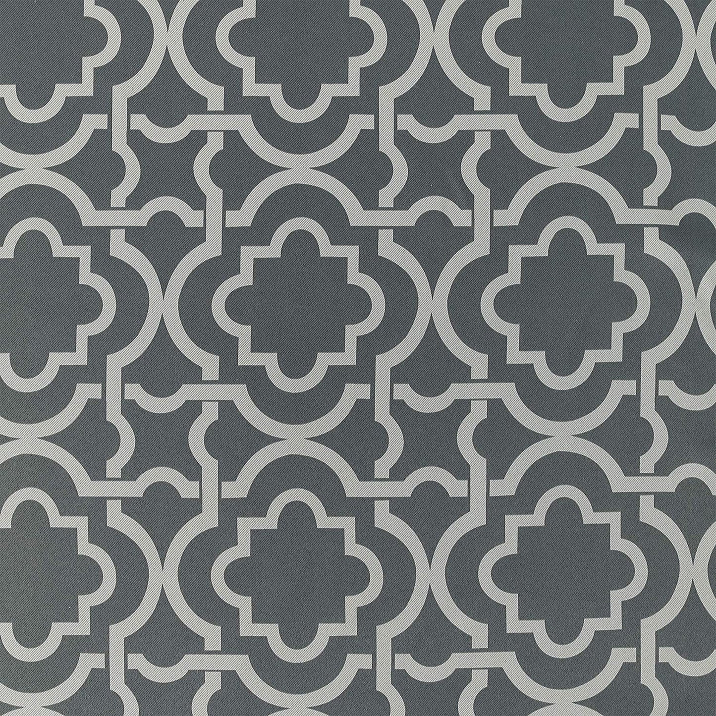 Trellis Blackout Grommet Curtain Panel 40x84 Inch - Gray