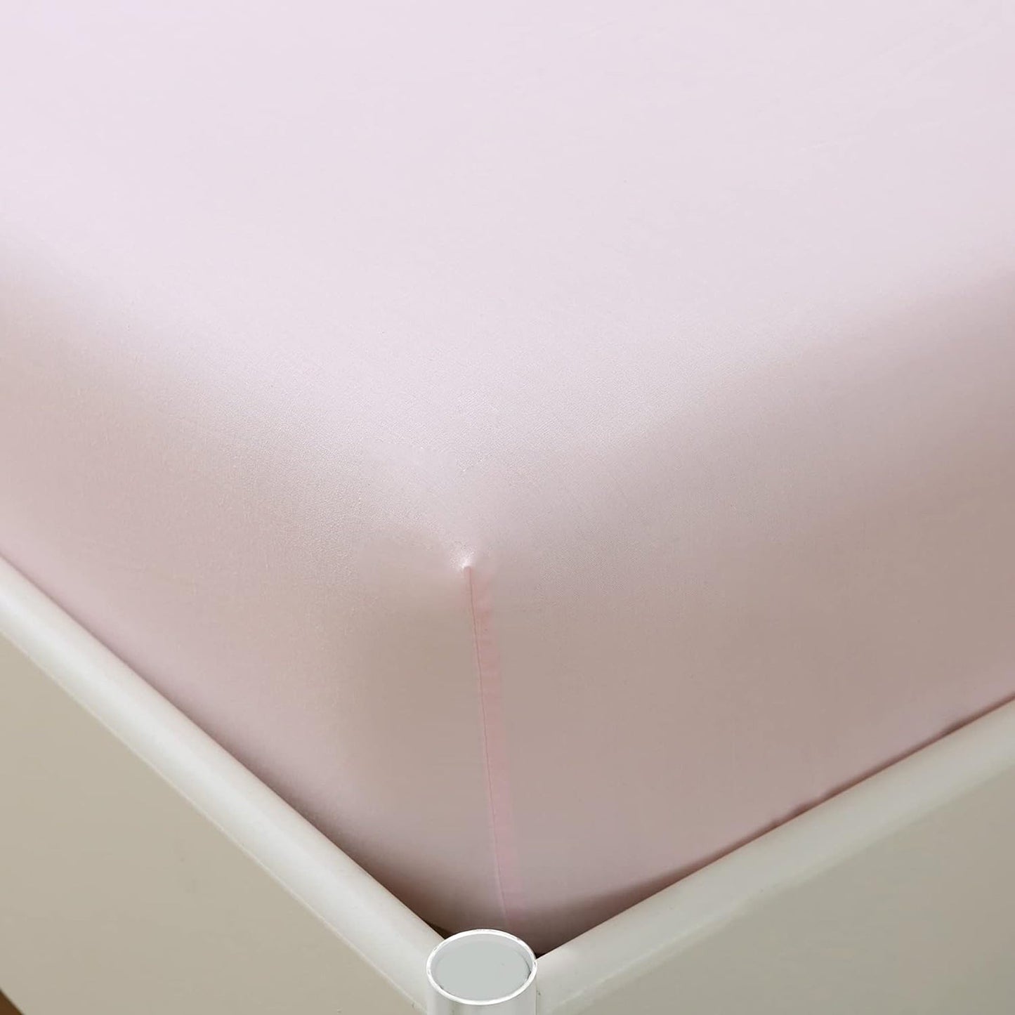 300 Thread Count Sheet Set 50% Cotton 50% Polyester Bed Sheet Set - Light Pink