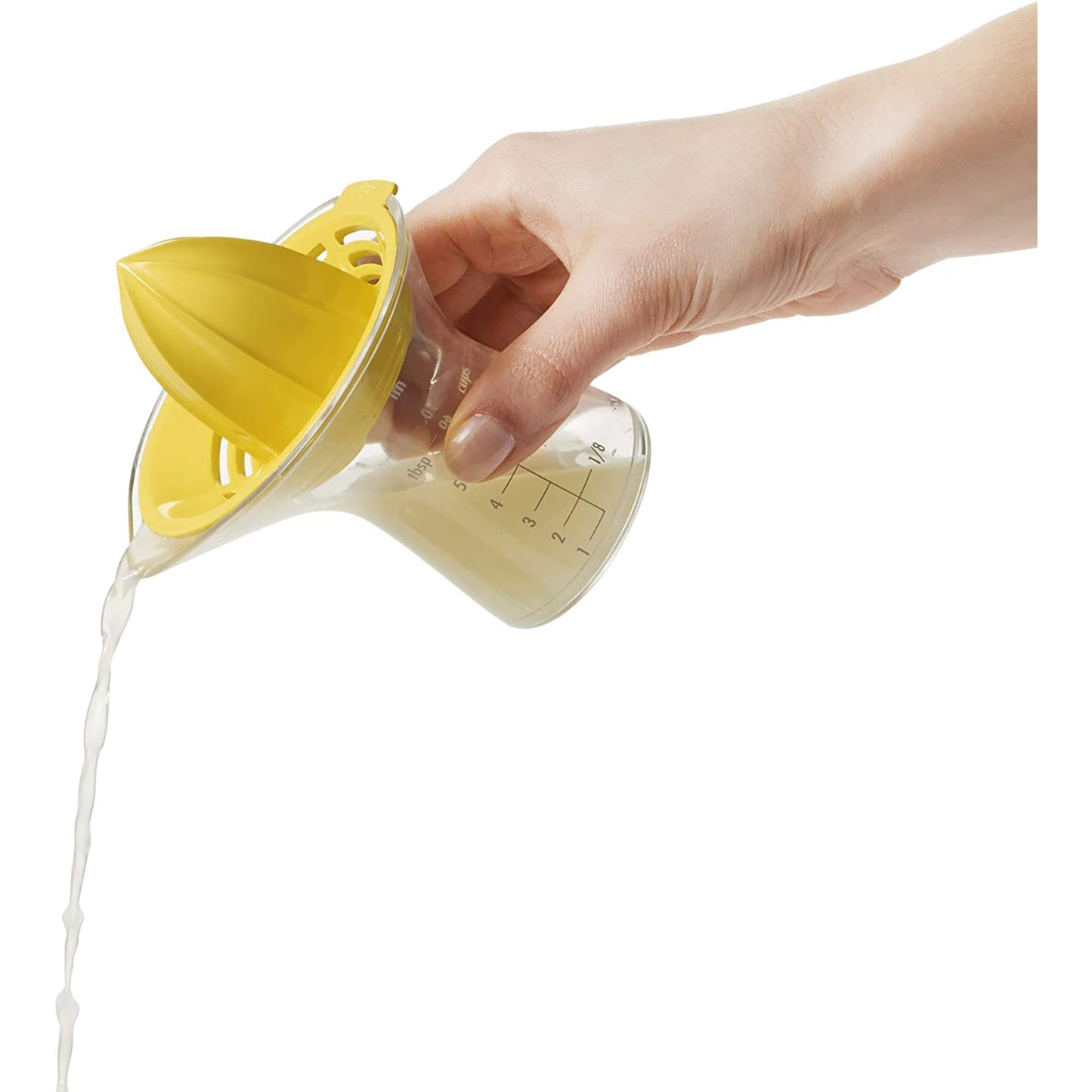 Small Citrus Juicer Lemon and Orange Squeezer - Yellow