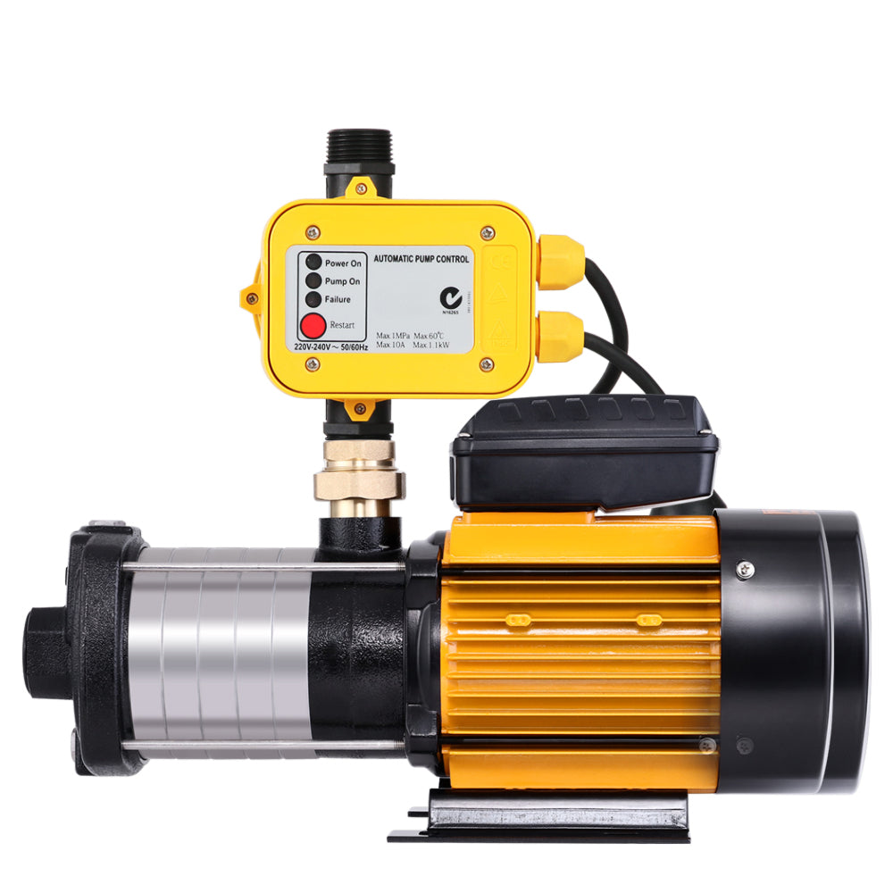 Multi Stage Water Pump Pressure Tank Garden Irrigation - 2500W