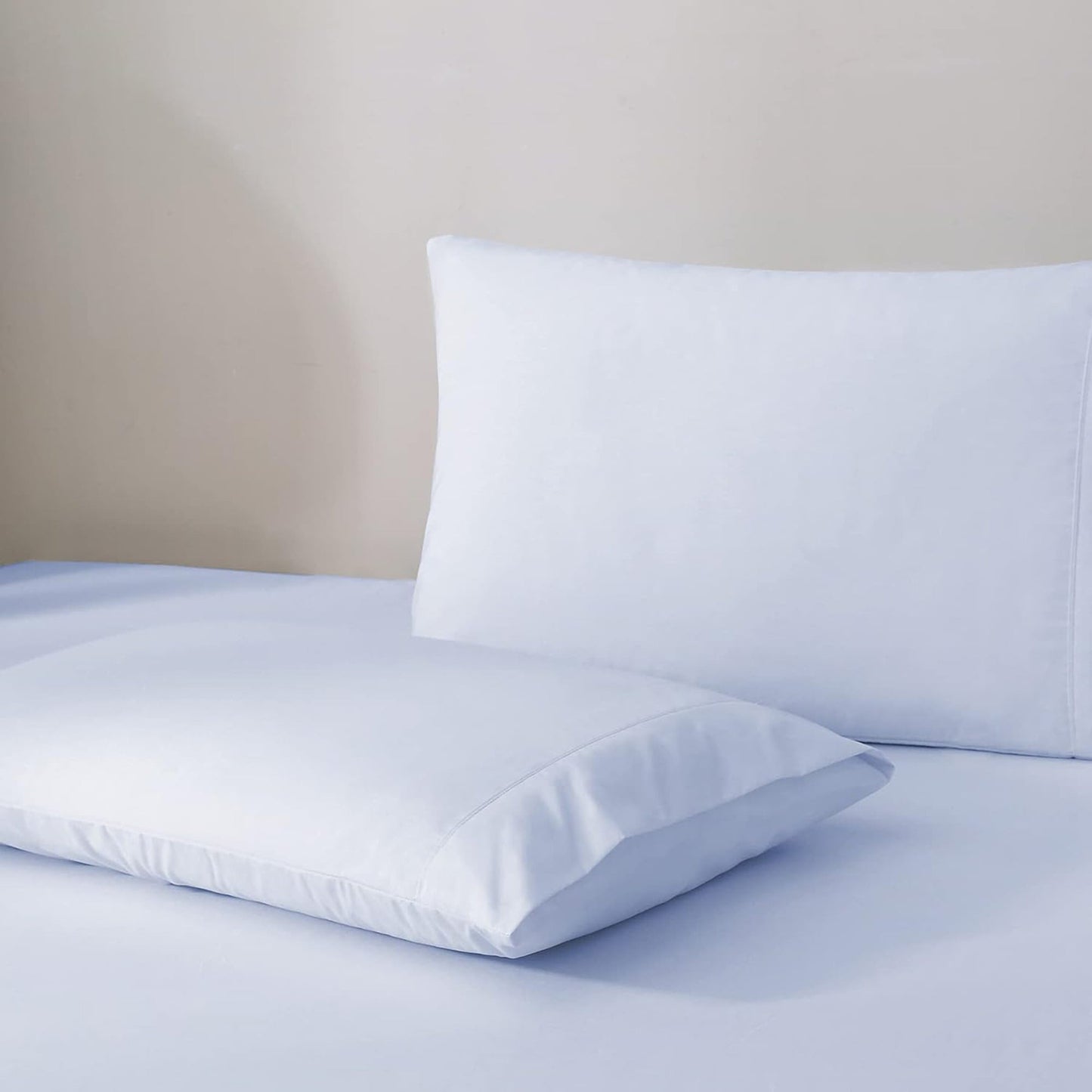 300 Thread Count Sheet Set 50% Cotton 50% Polyester Bed Sheet Set - Light Blue