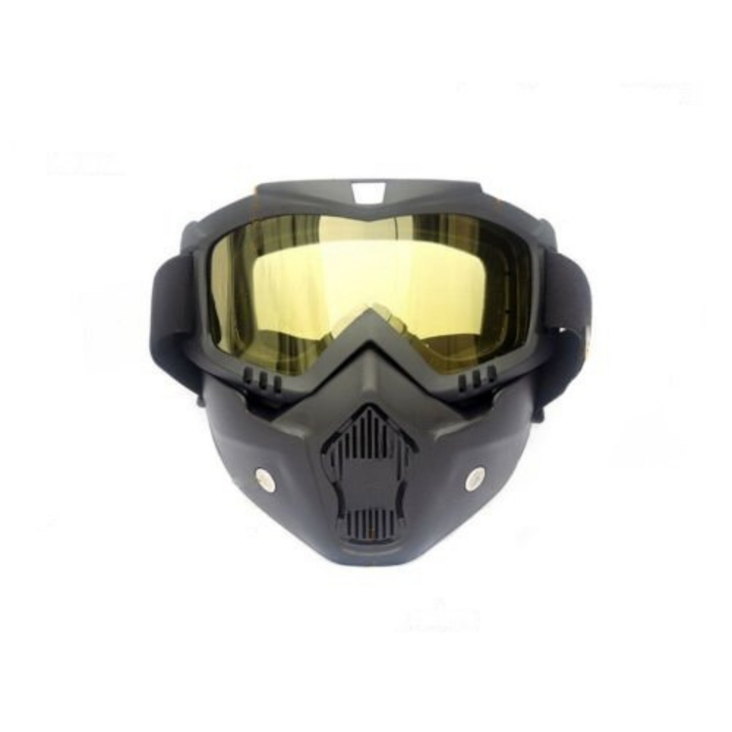 Detachable Face Mask Full Face Paintball Airsoft Mask with Motorcycle Goggle Tactical