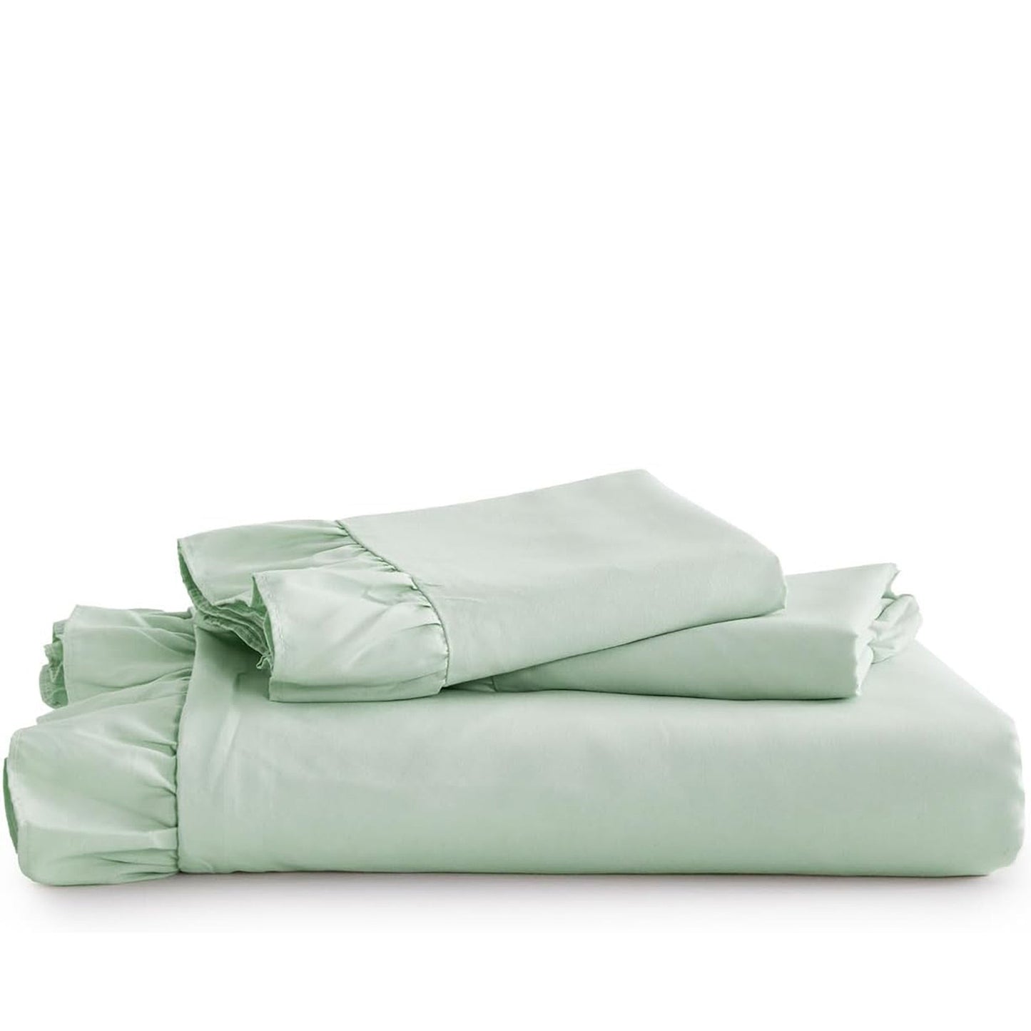 1000TC Ultra Soft Microfiber Duvet Doona Cover Quilt Cover Set - Sage Green