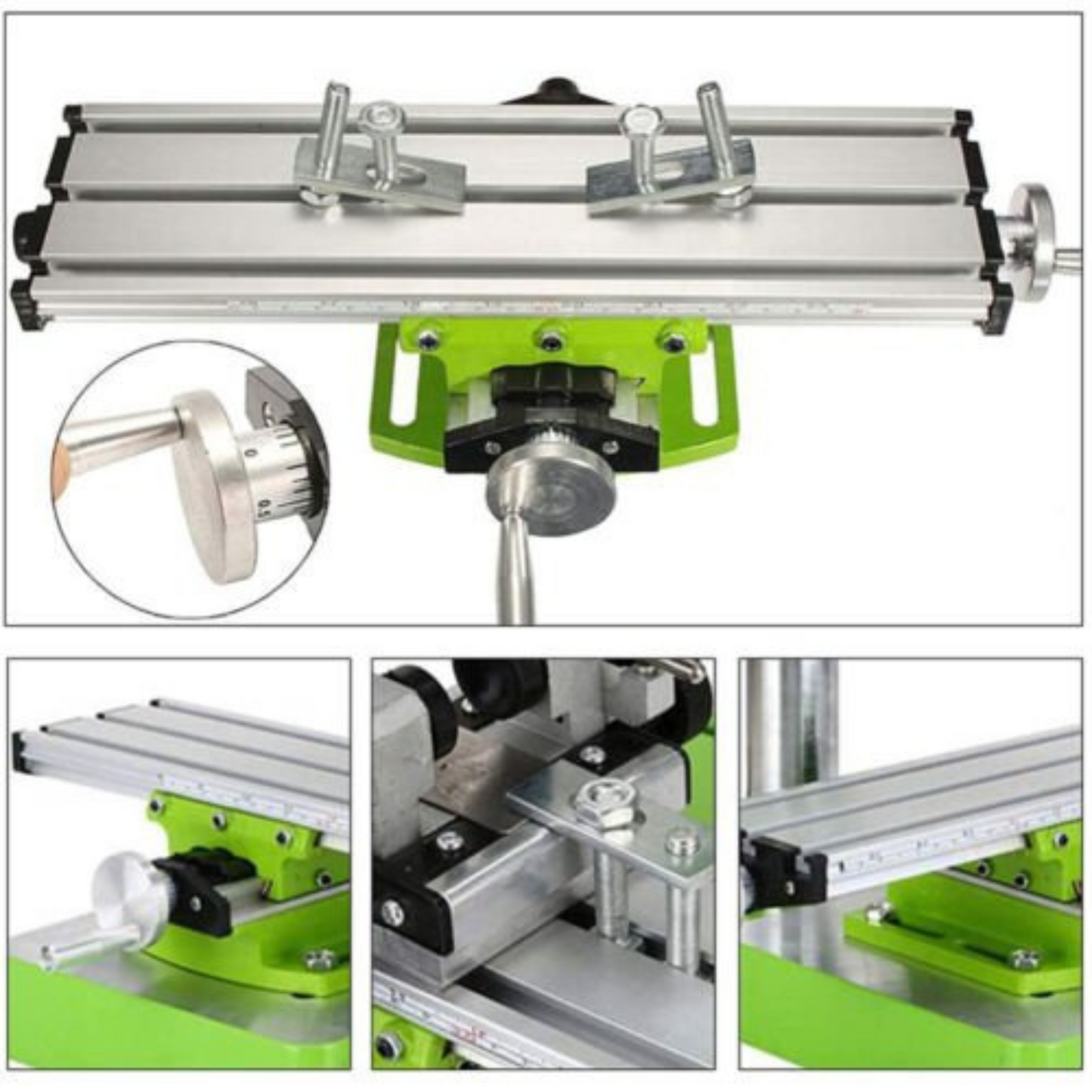 Multifunction Bench Clamp Cross Slide Drill Press Vice Woodworking Tool
