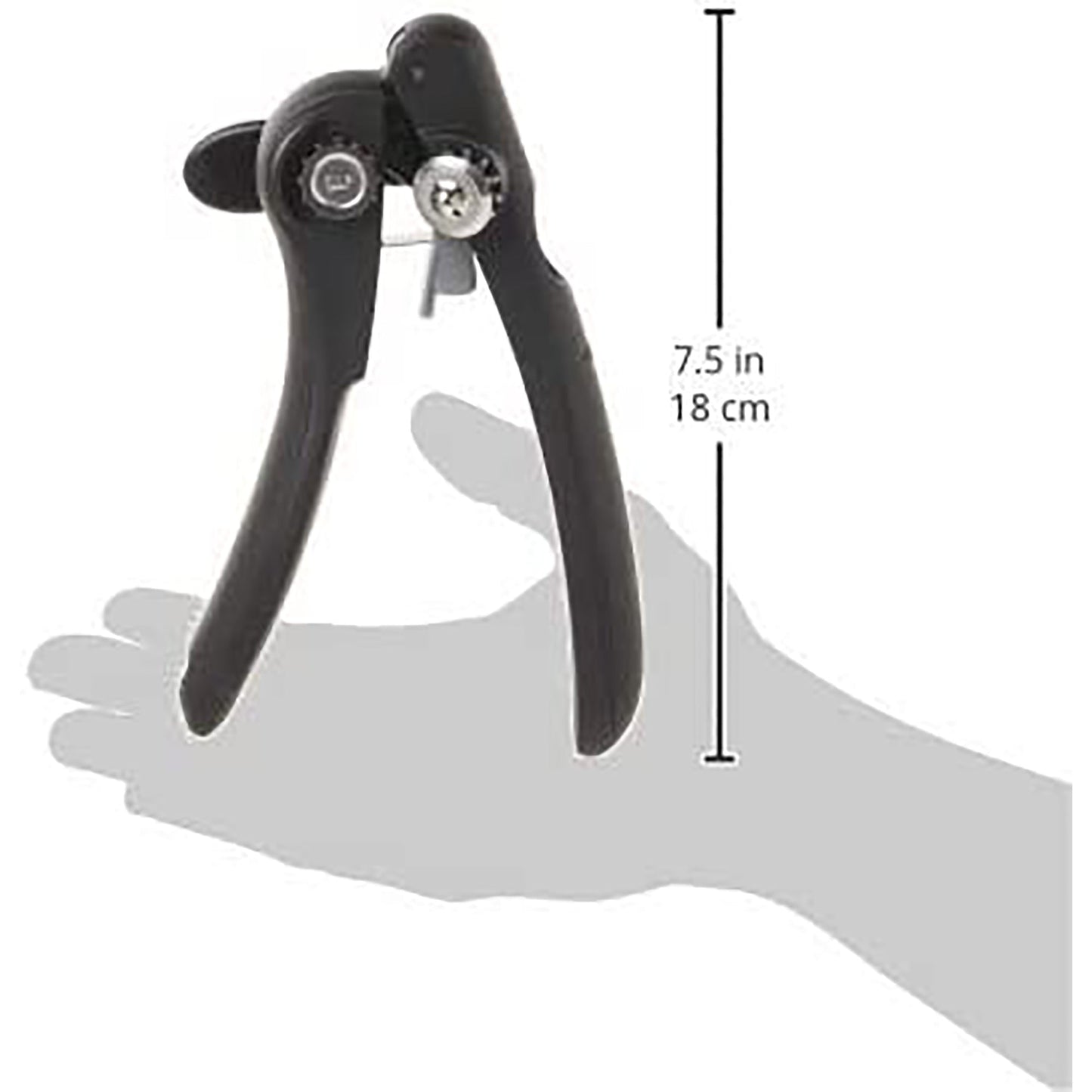 Locking Can Opener 7x3 Inch - Black