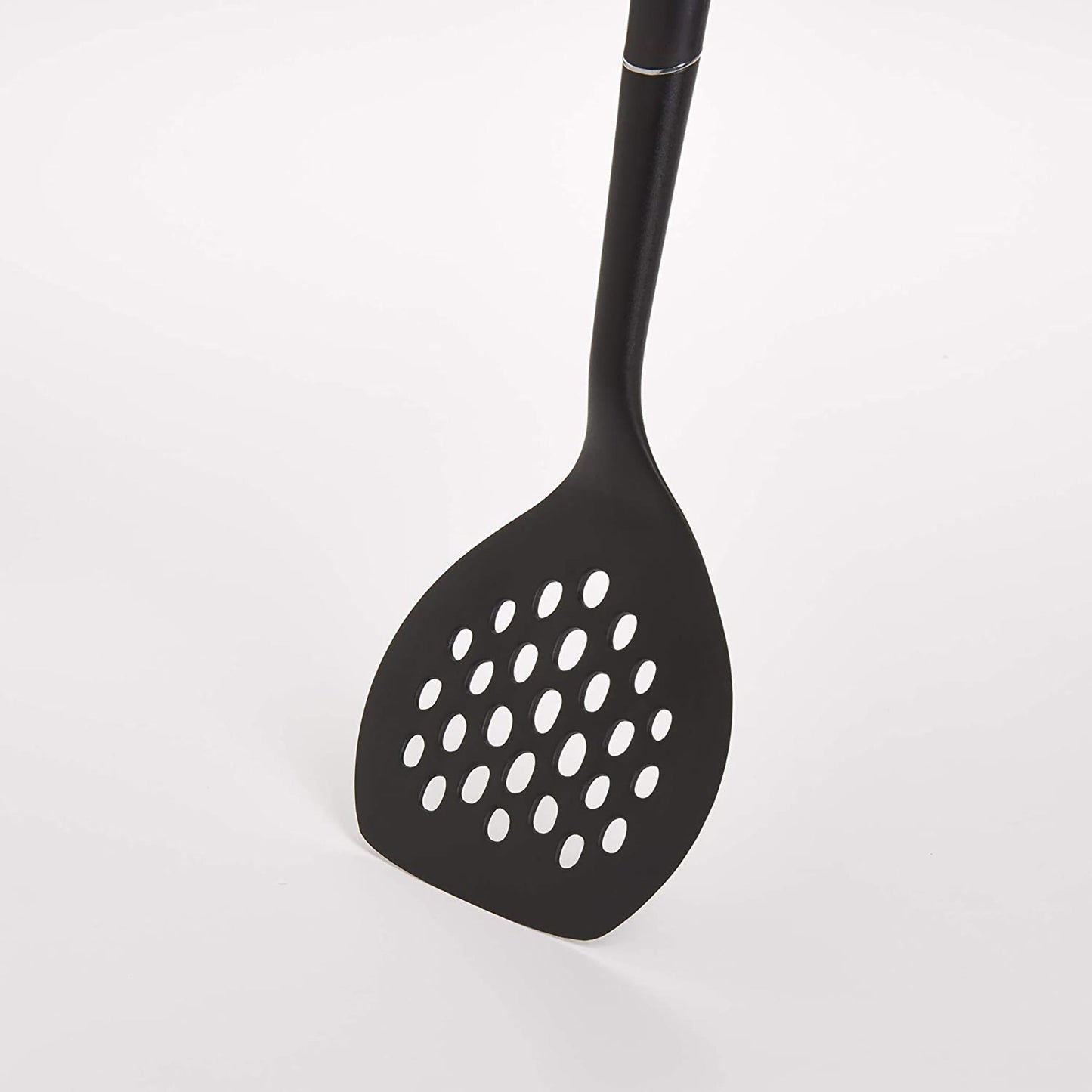 Nylon Round Turner Kitchen Utensil - Black