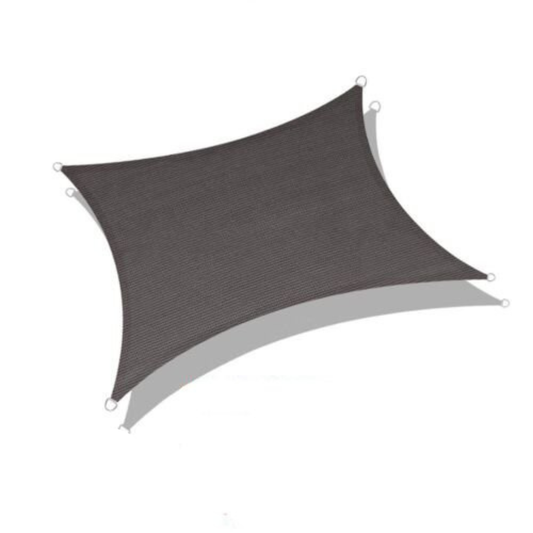 Extra Heavy Duty Grey Shade Sail Sun Triangle Square Rectangle for Garden