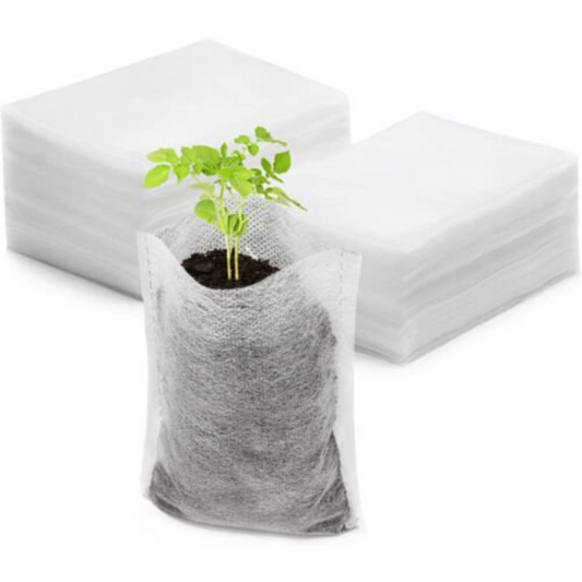 400pcs Non-Woven Garden Plant Nursery Bags Fabric Seedling Pots