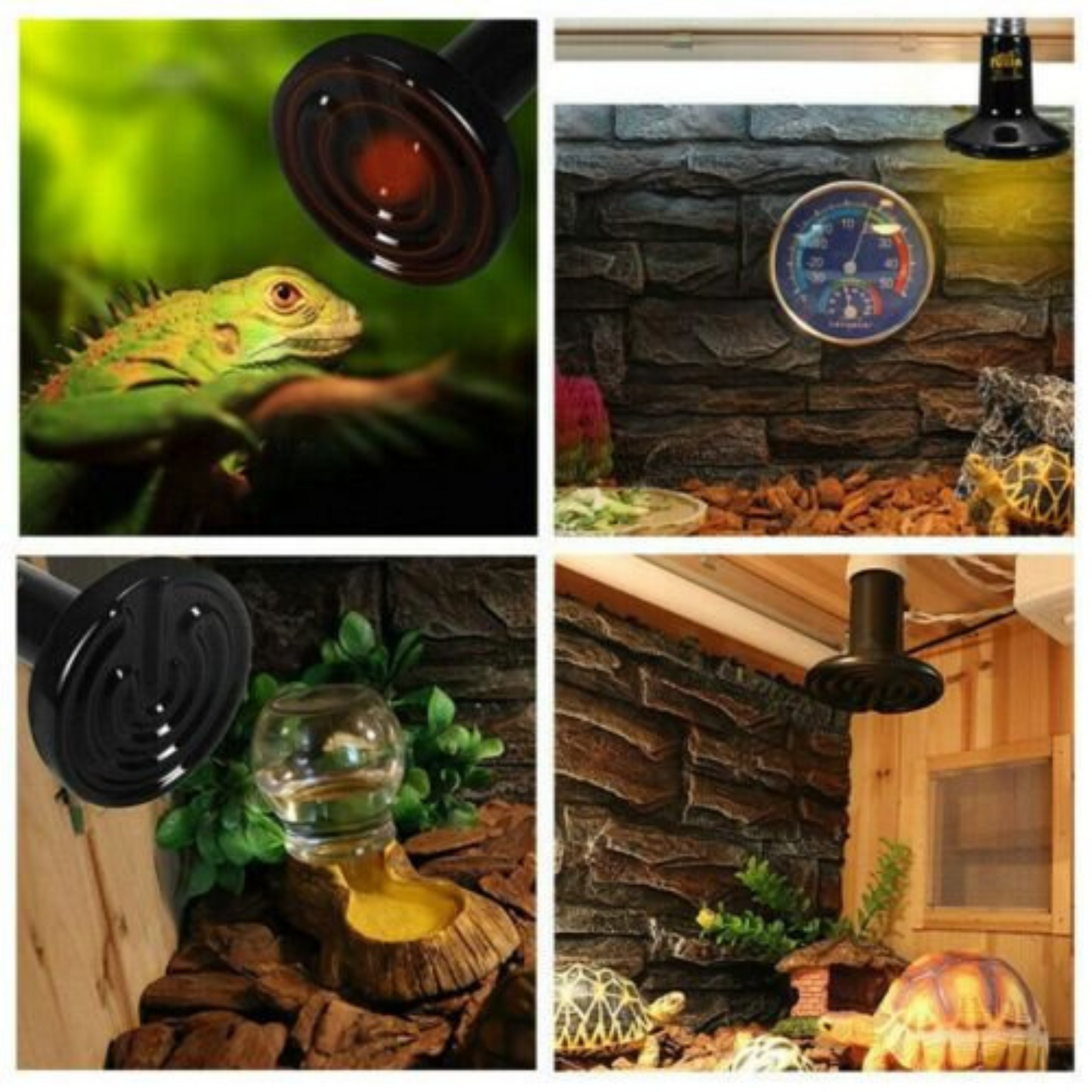 50 to 200W Infrared Ceramic Reptile Heat Emitter Bulb E27 Pet Heating Lamp