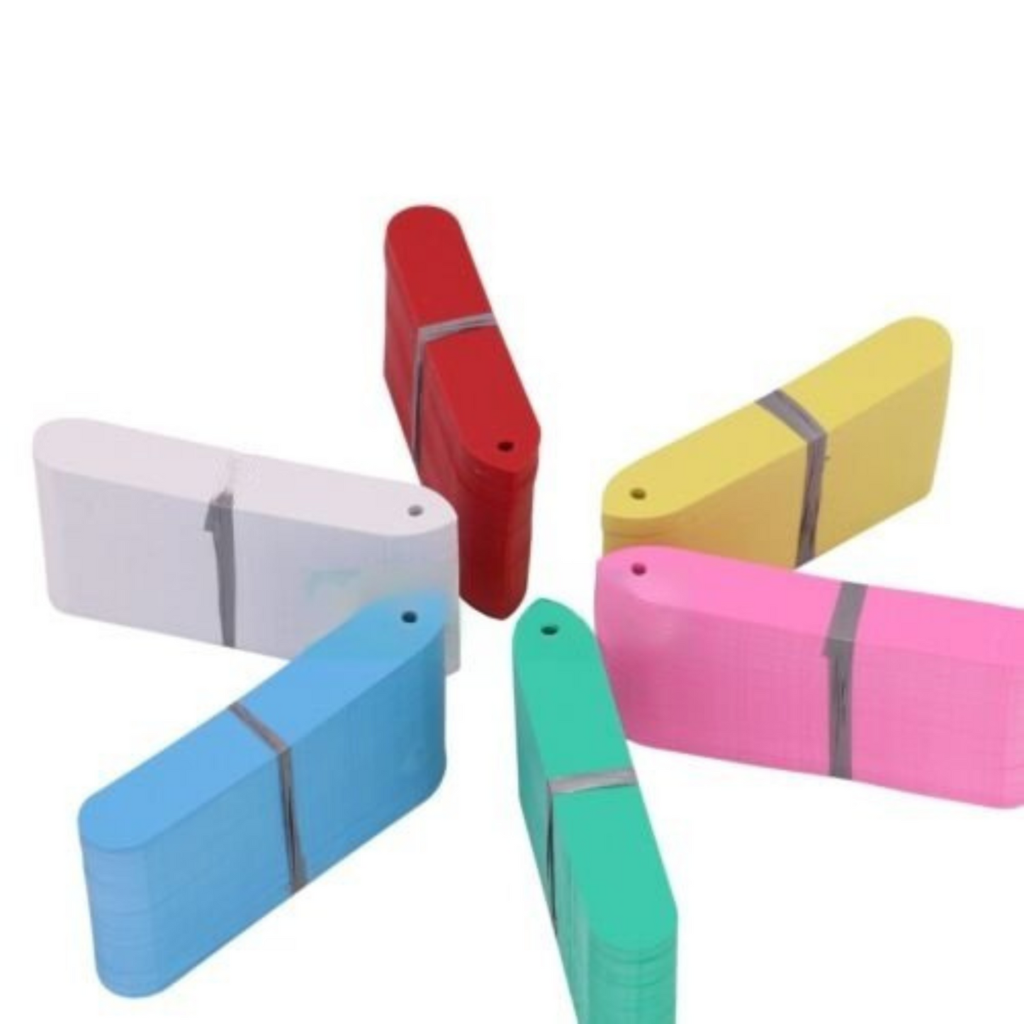 100pcs Flexible PVC Plastic Plant Labels Garden Tag Nursery Seeding with Marker Pen