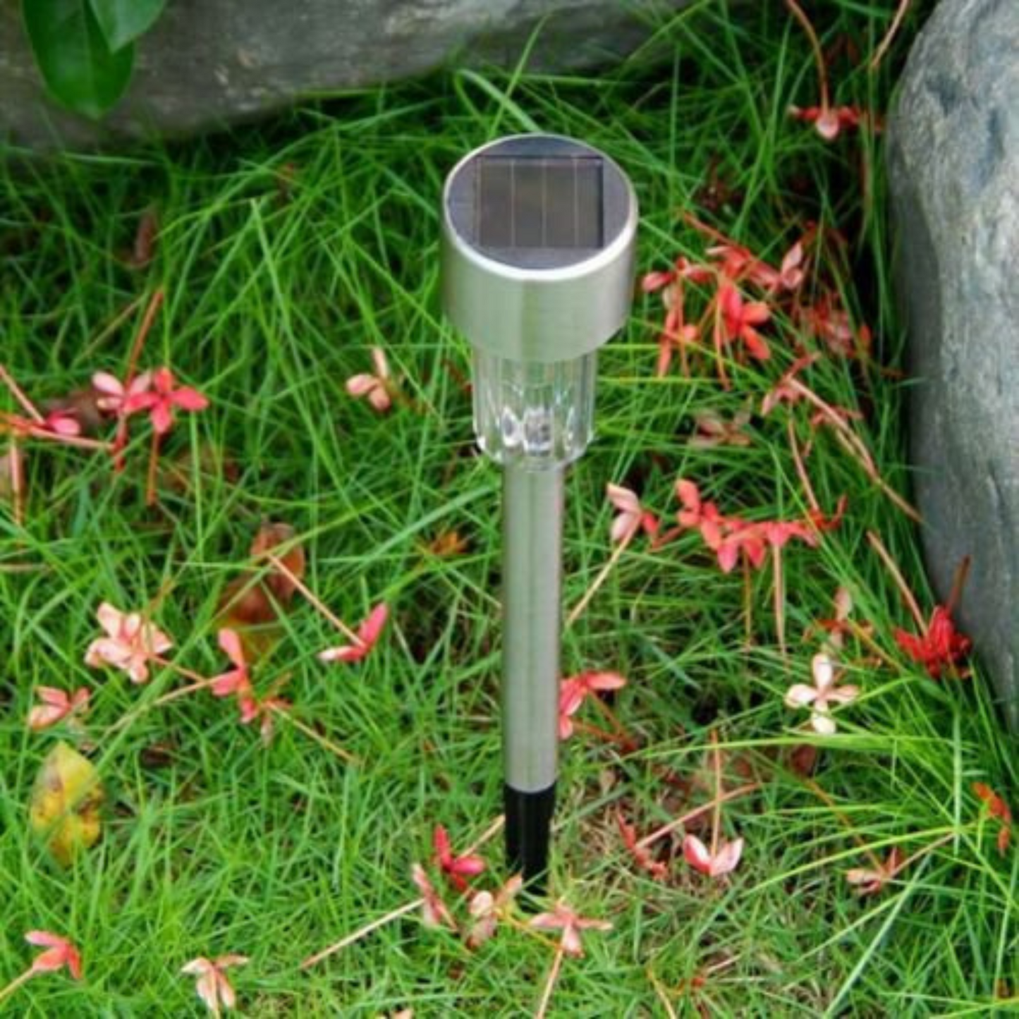 Outdoor Ground Waterproof Solar Lights Garden Lawn LED Pathway Lamps