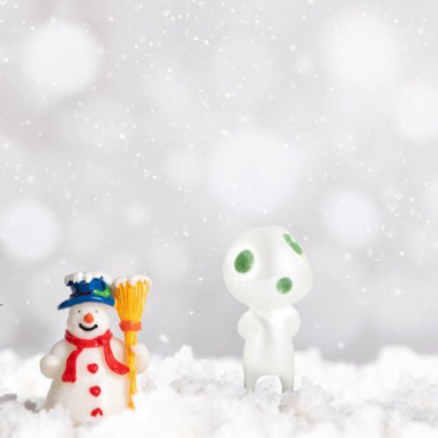 10pcs Resin Luminous Tree Elves Dolls Glow in The Dark Garden Home Ornaments