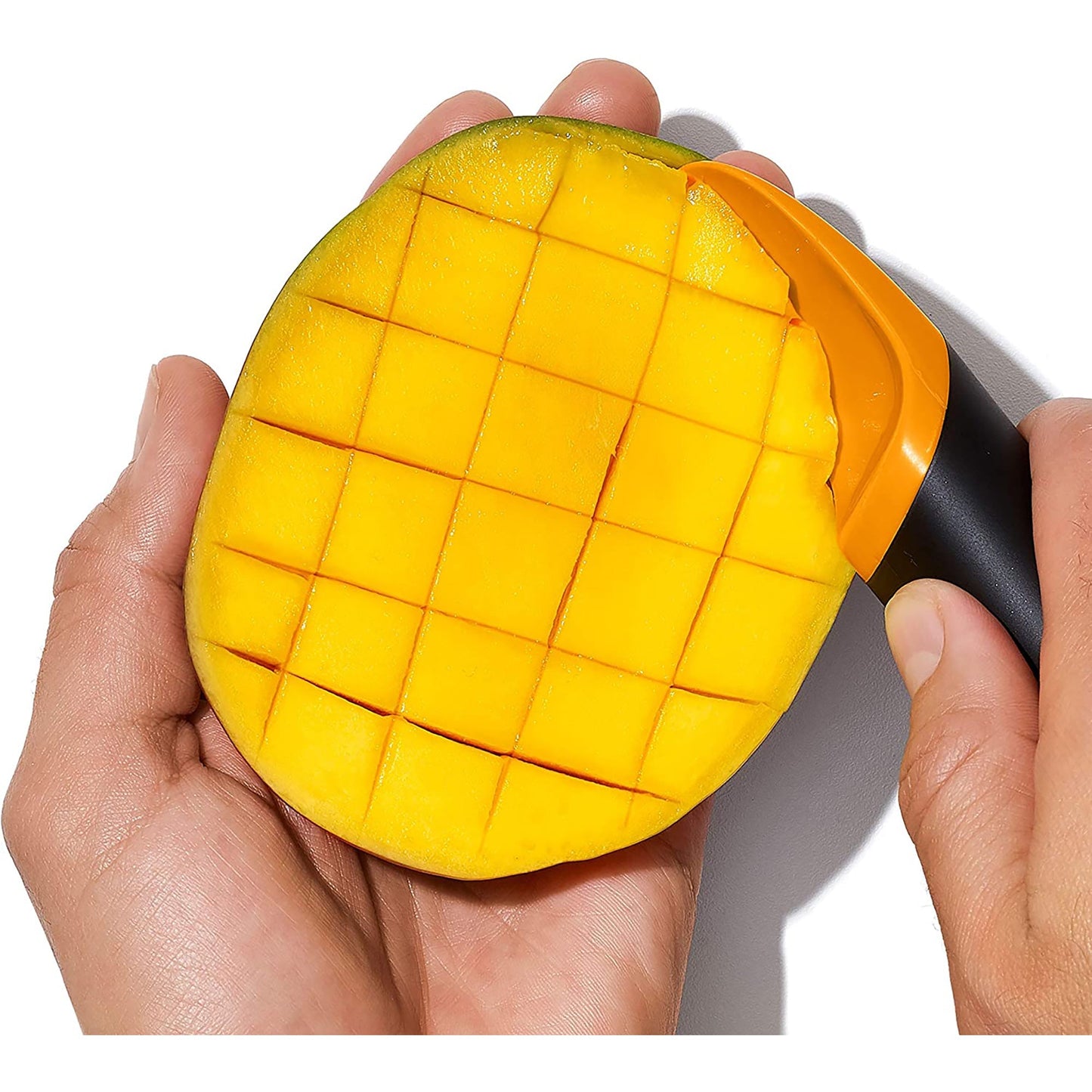 Mango Slicer with Scoop - Orange