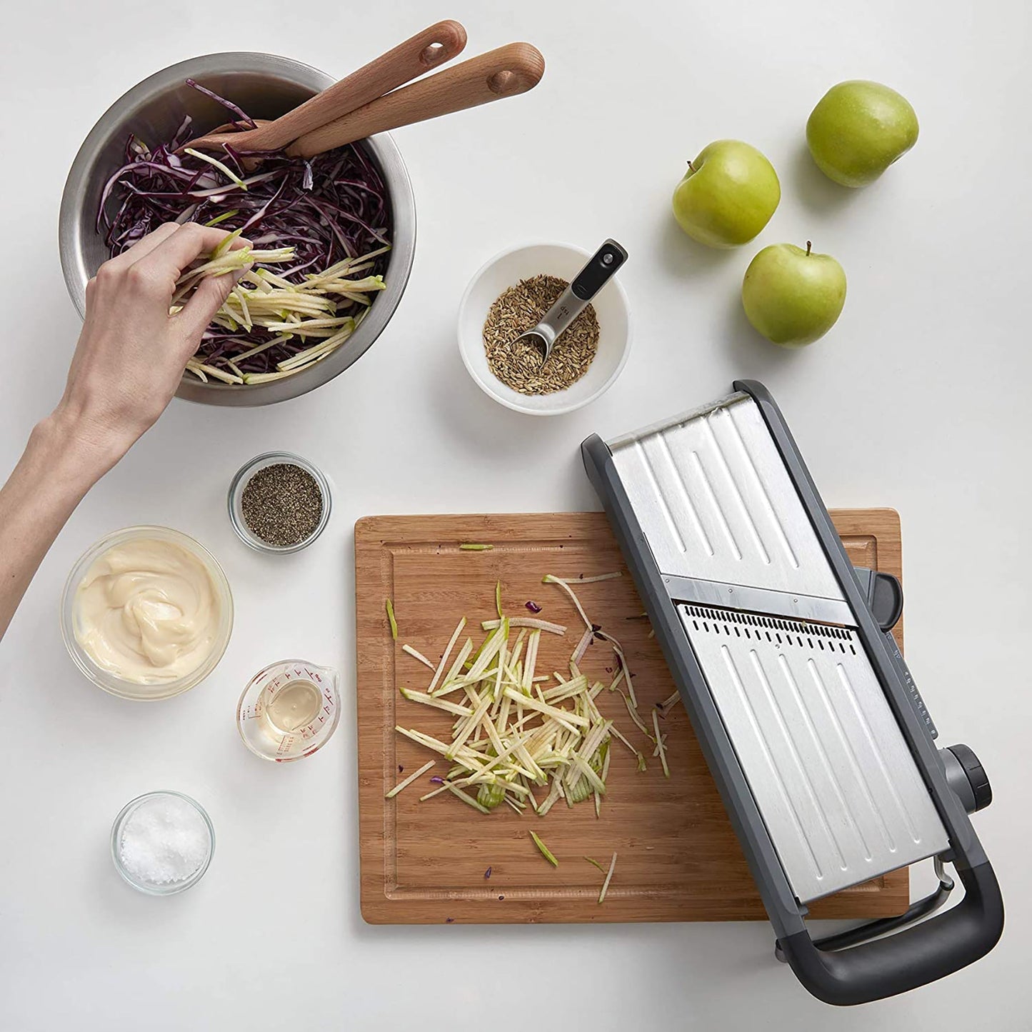 Chefs Mandoline Slicer Stainless Steel - Gray