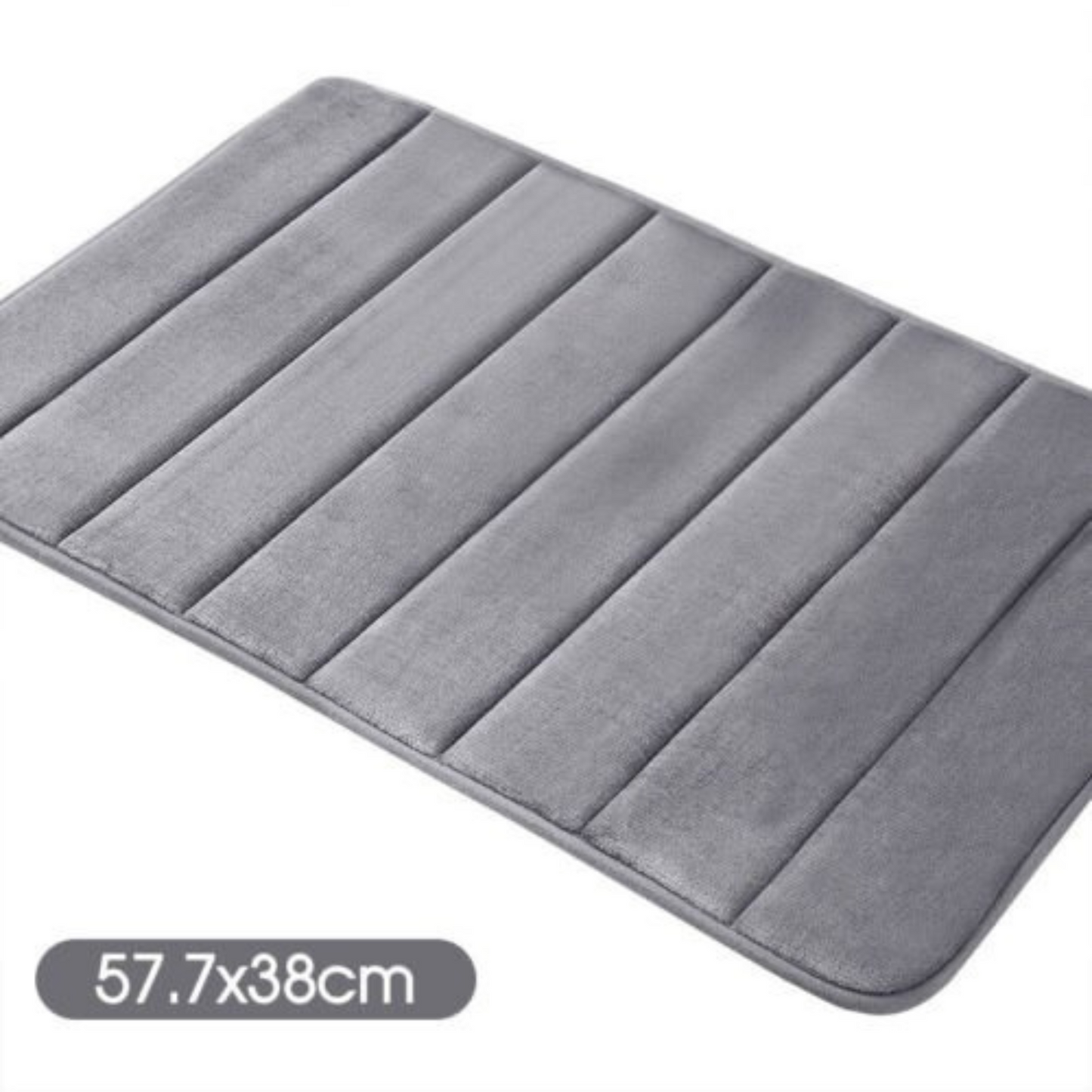 1pc Non-Slip Soft Absorbent Memory Foam Bath Mat Bathroom Bedroom Floor Tub Rug