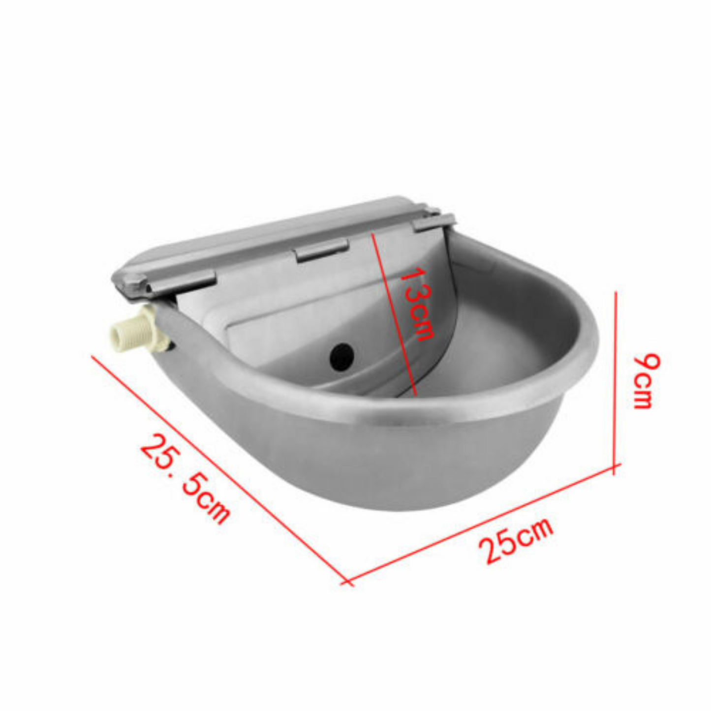 Auto Fill Stainless Steel Water Trough Drinking Bowl for Dog Horse Chicken
