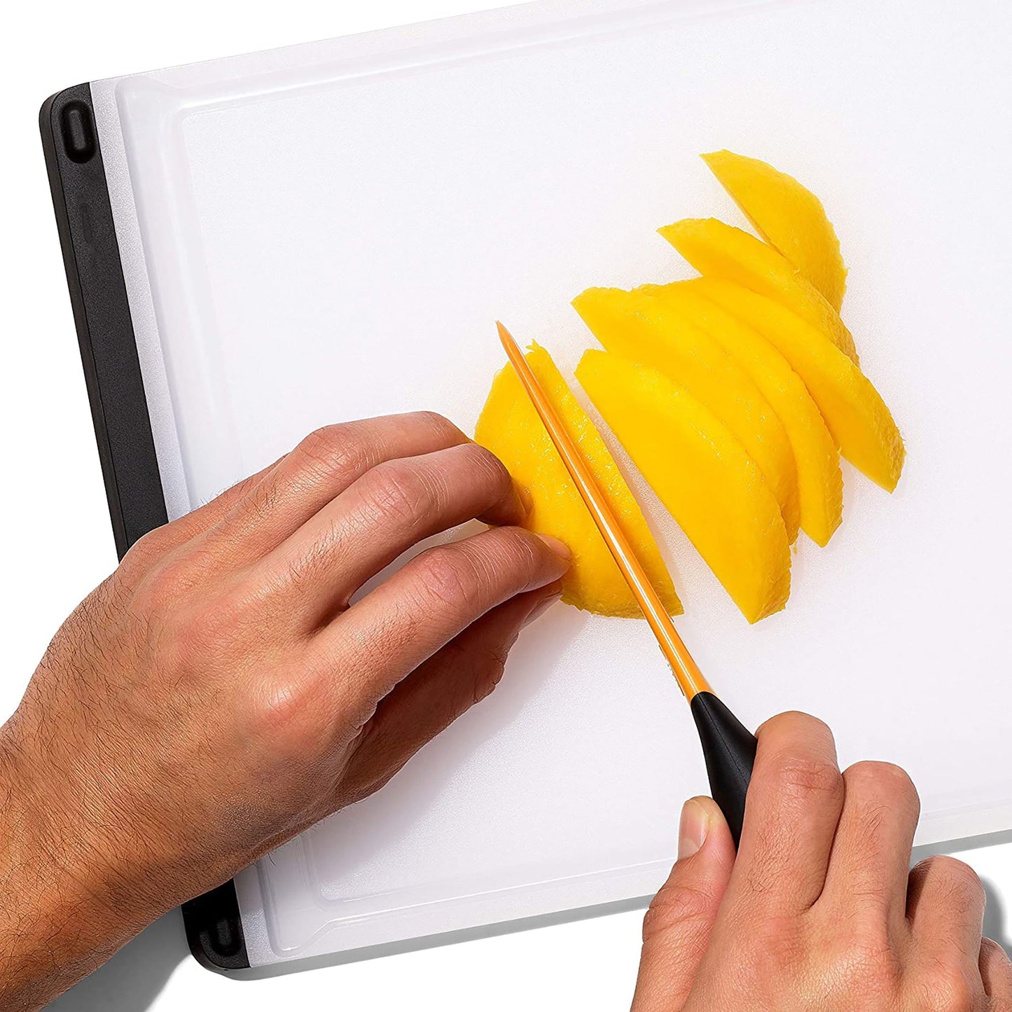 Mango Slicer with Scoop - Orange