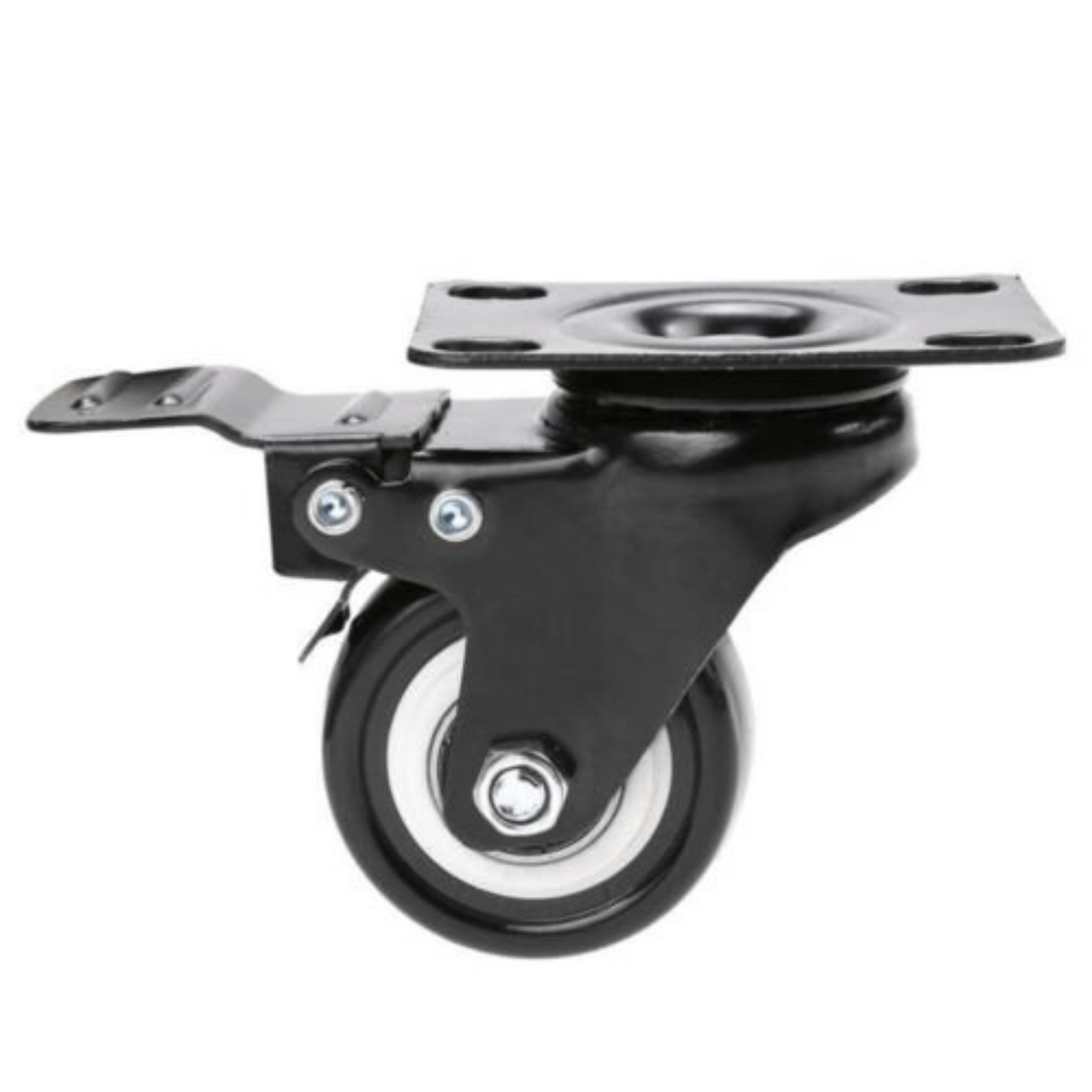 2 Inch Heavy Duty Caster Wheels Polyurethane Swivel Castors with Brake